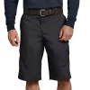 Men's Dickies FLEX Relaxed-Fit 13-inch Cargo Shorts -Men's Work Clothing Elegant store 1605610 Black