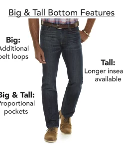 Big & Tall Dickies Regular Straight Fit Jeans 11 Big & Tall Dickies Regular Straight Fit Jeans -Men's Work Clothing Elegant store 1697894 ALT3