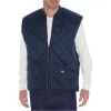Men's Dickies Diamond-Quilted Nylon Vest 2 Men's Dickies Diamond-Quilted Nylon Vest -Men's Work Clothing Elegant store 1733626 Dark Navy