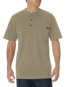 Big & Tall Dickies Heavyweight Henley -Men's Work Clothing Elegant store 2040423 Desert Sand