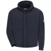 Men's Bulwark FR Zip-Front Hooded Fleece Sweatshirt -Men's Work Clothing Elegant store 2369273
