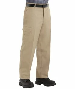 Men's Red Kap Cargo Industrial Pants -Men's Work Clothing Elegant store 2396783 Beige