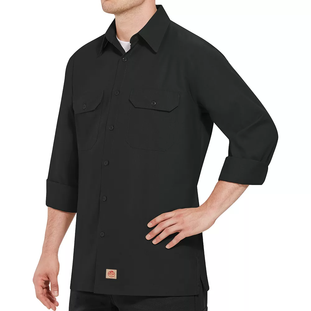 Men's Red Kap Classic-Fit Ripstop Work Shirt 5 Men's Red Kap Classic-Fit Ripstop Work Shirt - Image 3