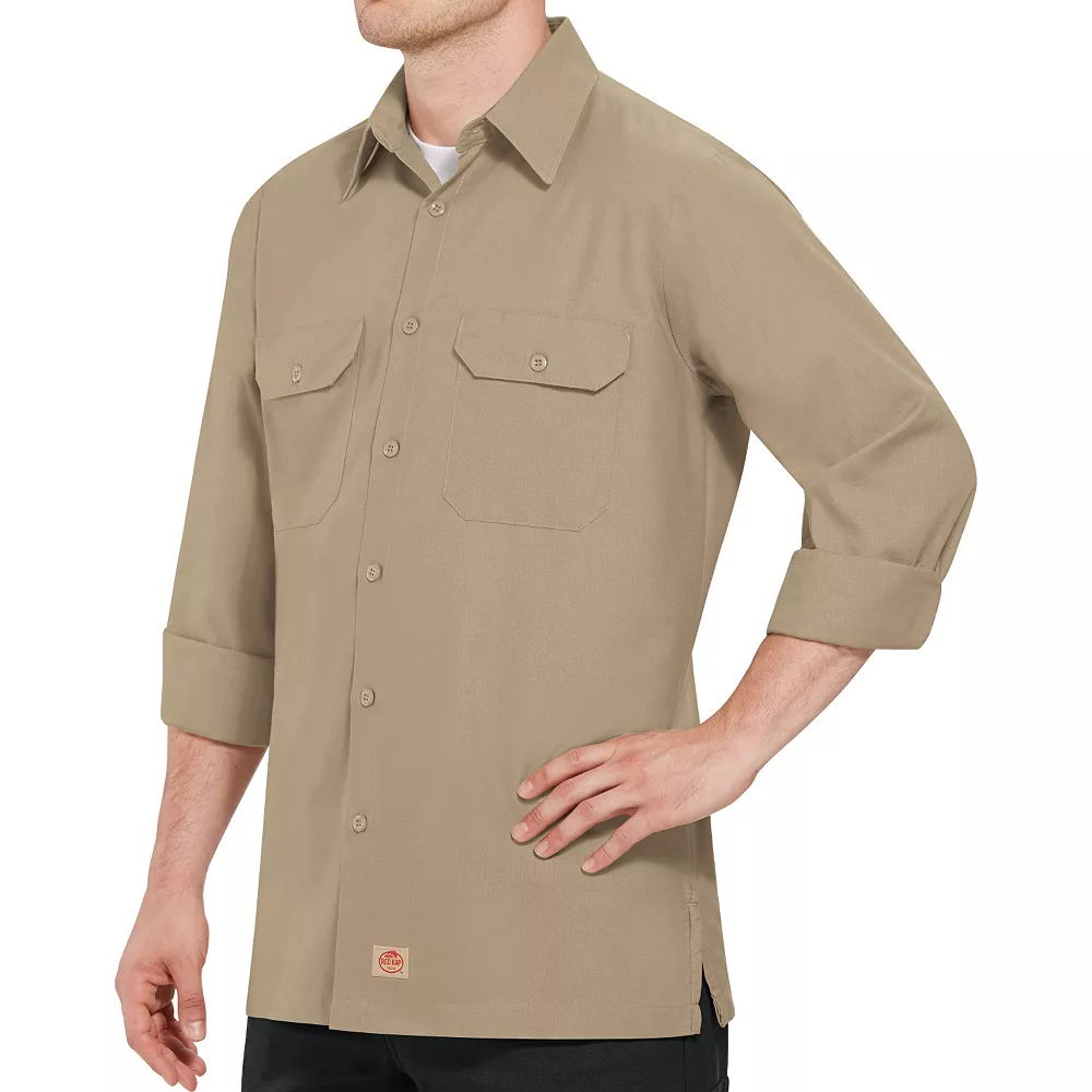 Men's Red Kap Classic-Fit Ripstop Work Shirt 4 Men's Red Kap Classic-Fit Ripstop Work Shirt - Image 2