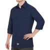 Men's Red Kap Classic-Fit Ripstop Work Shirt 1 Men's Red Kap Classic-Fit Ripstop Work Shirt -Men's Work Clothing Elegant store 2575002 Navy Blue