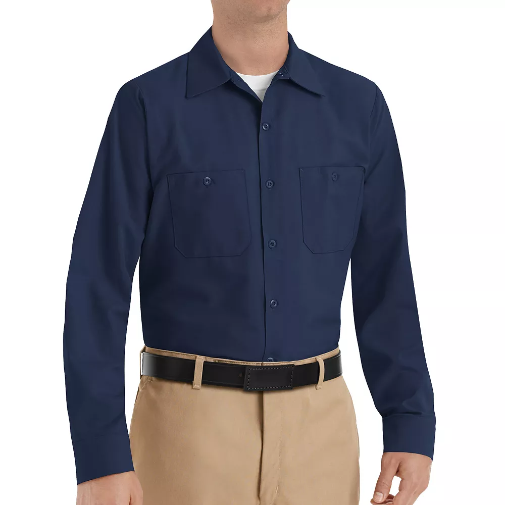 Men's Red Kap Classic-Fit Industrial Button-Down Work Shirt 13 Men's Red Kap Classic-Fit Industrial Button-Down Work Shirt - Image 11