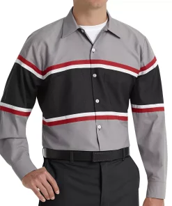 Big & Tall Red Kap Classic-Fit Technician Button-Down Work Shirt