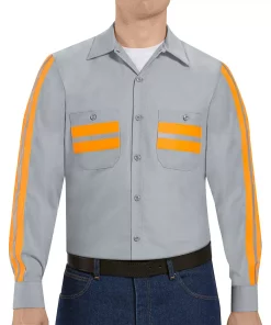 Big & Tall Red Kap Enhanced Visibility Work Shirt