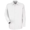 Big & Tall Red Kap Classic-Fit Solid Button-Down Work Shirt -Men's Work Clothing Elegant store 2588771