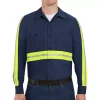 Big & Tall Red Kap Enhanced Visibility Work Shirt -Men's Work Clothing Elegant store 2588910