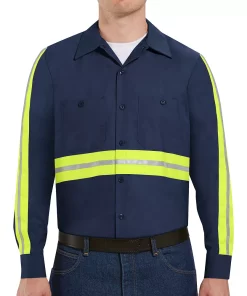 Big & Tall Red Kap Enhanced Visibility Work Shirt