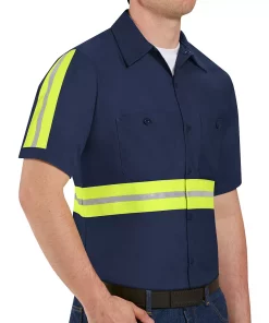Big & Tall Red Kap Enhanced Visibility Work Shirt