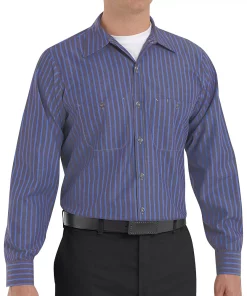 Big & Tall Red Kap Striped Work Shirt