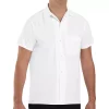 Men's Classic-Fit Button-Down Cook Shirt -Men's Work Clothing Elegant store 2844596