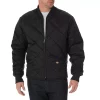 Big & Tall Men's Dickies Diamond Quilted Nylon Jacket 1 Big & Tall Men's Dickies Diamond Quilted Nylon Jacket -Men's Work Clothing Elegant store 3102797 Black