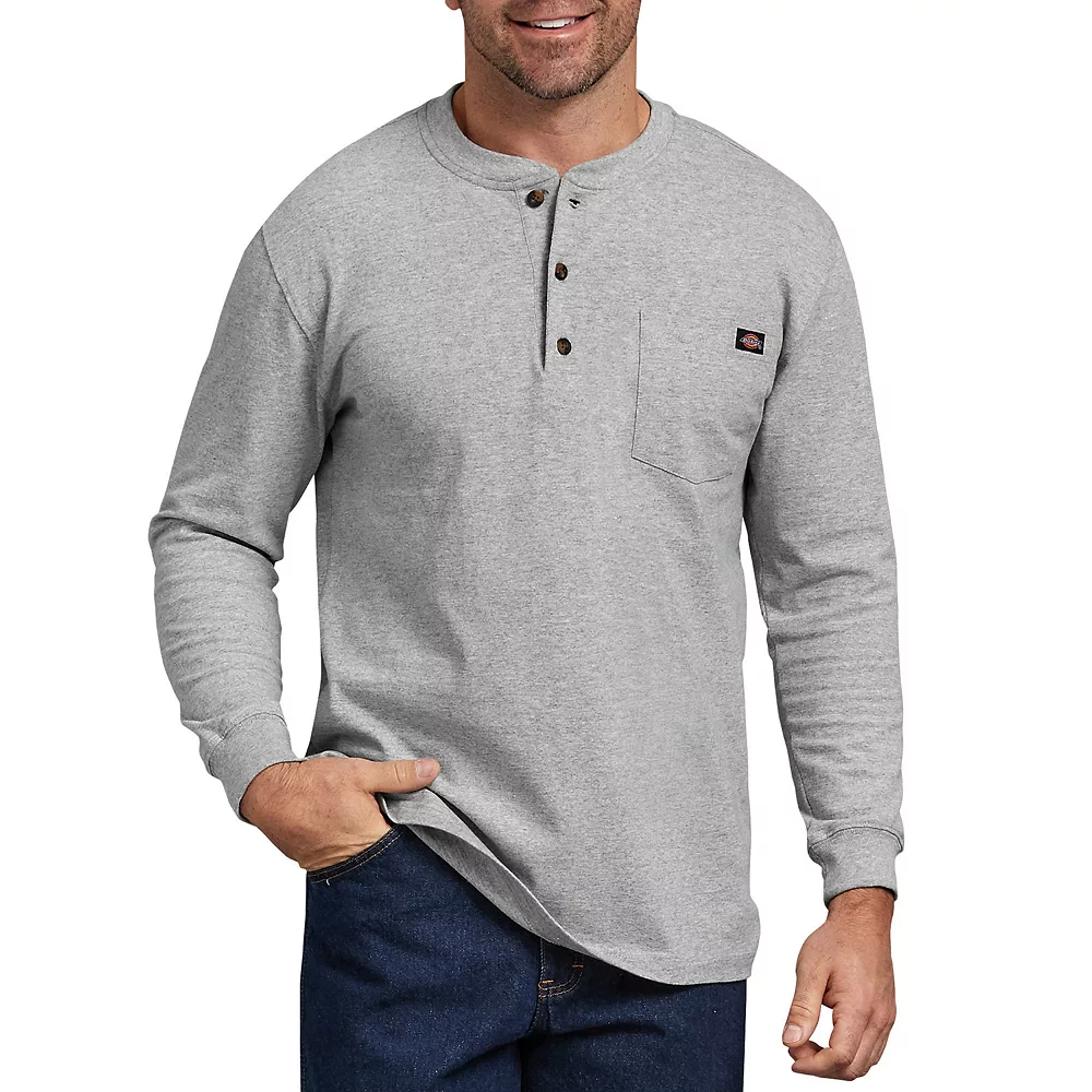 Men's Dickies Heavyweight Henley 6 Men's Dickies Heavyweight Henley - Image 4