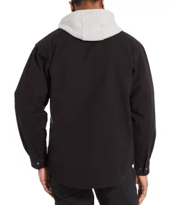 Men's Wolverine Overman Hooded Shirt Jacket -Men's Work Clothing Elegant store 3693550 ALT