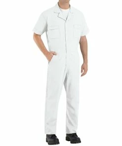 Men's Red Kap Speedsuit -Men's Work Clothing Elegant store 3711723 White