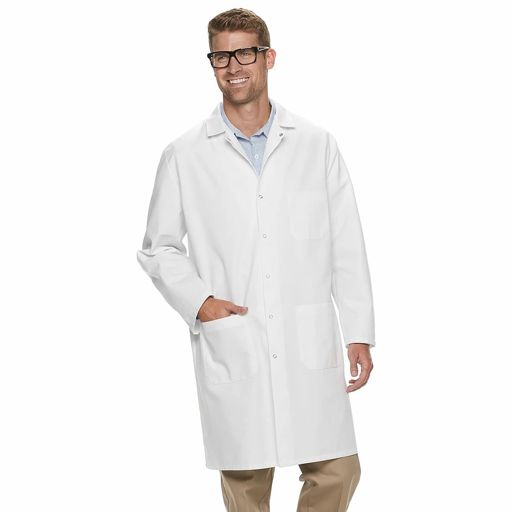 Men's Red Kap Gripper-Front Butcher Coat 3 Men's Red Kap Gripper-Front Butcher Coat