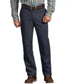 Men's Dickies Regular-Fit Active-Waistband Work Pants -Men's Work Clothing Elegant store 3792077 Dark Navy