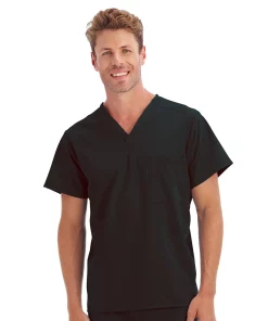 Big & Tall Unisex Jockey® 1-Pocket Scrub Top 15 Big & Tall Unisex Jockey® 1-Pocket Scrub Top -Men's Work Clothing Elegant store 3798444 Black