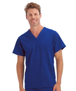 Big & Tall Unisex Jockey® 1-Pocket Scrub Top 13 Big & Tall Unisex Jockey® 1-Pocket Scrub Top -Men's Work Clothing Elegant store 3798444 Sky Blue