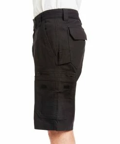 Men's Smith's Workwear 11-inch Relaxed-Fit Stretch Duck Canvas Cargo Shorts -Men's Work Clothing Elegant store 3886920 ALT4