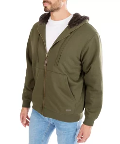 Men's Smith's Workwear Sherpa-Lined Fleece Jacket 19 Men's Smith's Workwear Sherpa-Lined Fleece Jacket -Men's Work Clothing Elegant store 4015823 ALT2