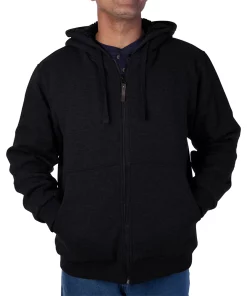 Men's Smith's Workwear Sherpa-Lined Fleece Jacket