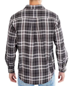 Men's Smith's Workwear Buffalo Plaid Flannel Button-Down Shirt -Men's Work Clothing Elegant store 4134071 ALT