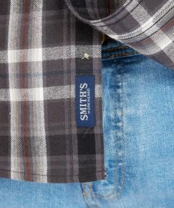 Men's Smith's Workwear Buffalo Plaid Flannel Button-Down Shirt -Men's Work Clothing Elegant store 4134071 ALT4
