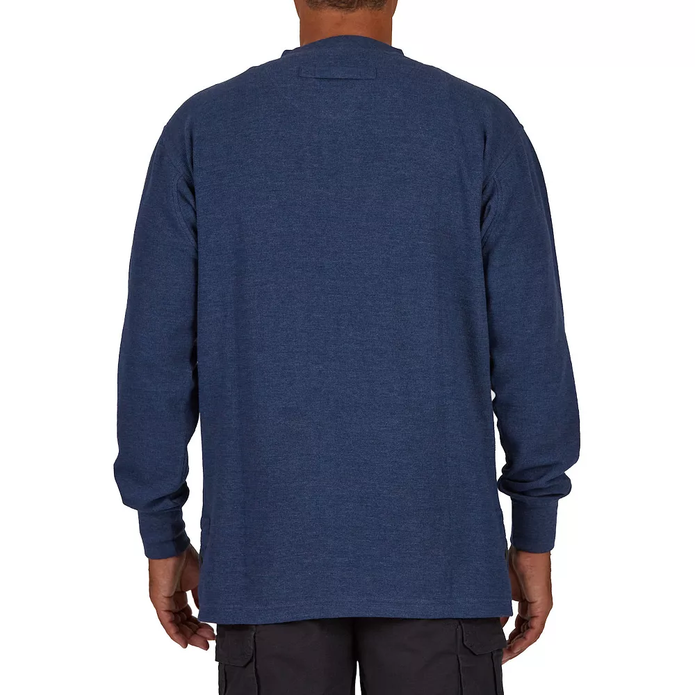 Men's Smith's Workwear Mini-Thermal Knit Henley 11 Men's Smith's Workwear Mini-Thermal Knit Henley - Image 9
