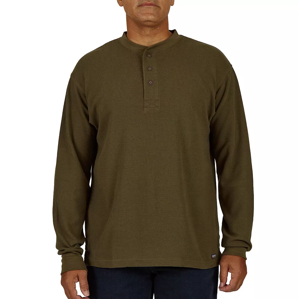 Men's Smith's Workwear Mini-Thermal Knit Henley 9 Men's Smith's Workwear Mini-Thermal Knit Henley - Image 7