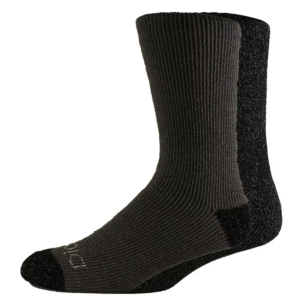 Men's Dickies 2-pack Heavyweight Charcoal-Fiber Thermal Crew Socks 4 Men's Dickies 2-pack Heavyweight Charcoal-Fiber Thermal Crew Socks - Image 2