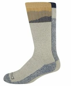 Men's Dickies 2-pack Heavyweight Charcoal-Fiber Thermal Crew Socks 8 Men's Dickies 2-pack Heavyweight Charcoal-Fiber Thermal Crew Socks -Men's Work Clothing Elegant store 4471795 Khaki Mountain