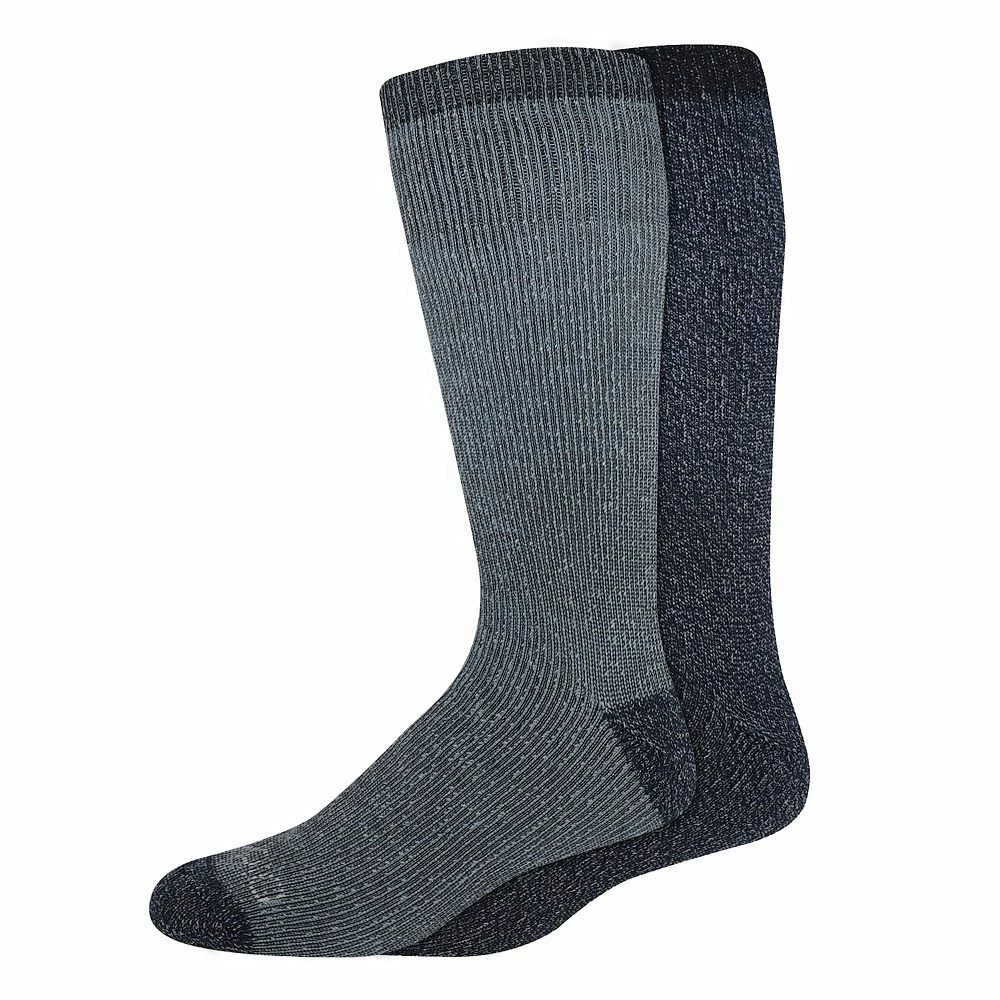 Men's Dickies 2-pack Heavyweight Charcoal-Fiber Thermal Crew Socks 3 Men's Dickies 2-pack Heavyweight Charcoal-Fiber Thermal Crew Socks