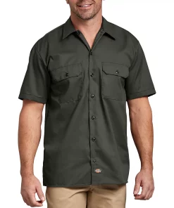 Big & Tall Dickies Work Button-Down Shirt