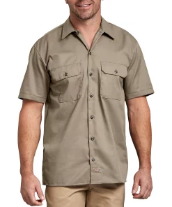 Big & Tall Dickies Button-Down Work Shirt