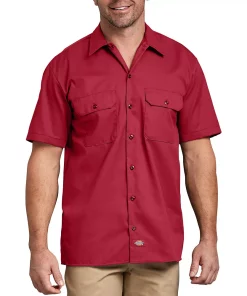Big & Tall Dickies Button-Down Work Shirt