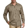 Big & Tall Dickies Button-Down Work Shirt 2 Big & Tall Dickies Button-Down Work Shirt -Men's Work Clothing Elegant store 4810271
