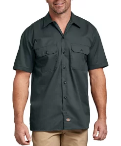 Big & Tall Dickies Button-Down Work Shirt