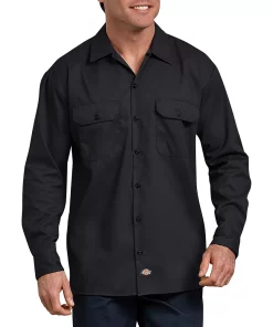 Big & Tall Dickies FLEX Relaxed-Fit Twill Button-Down Work Shirt