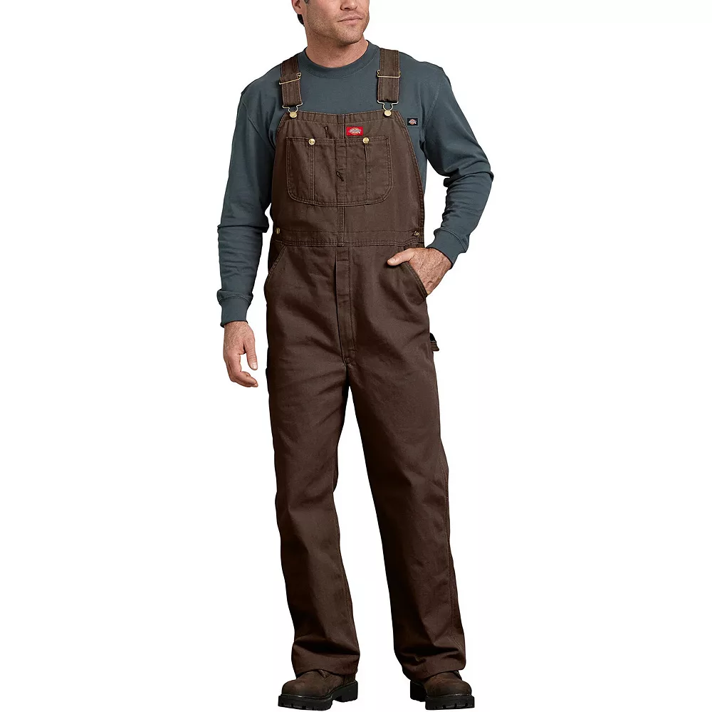 Big & Tall Dickies Straight-Fit Denim Bib Overalls 3 Big & Tall Dickies Straight-Fit Denim Bib Overalls