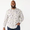 Big & Tall Apt. 9® Knit Button-Down Shirt