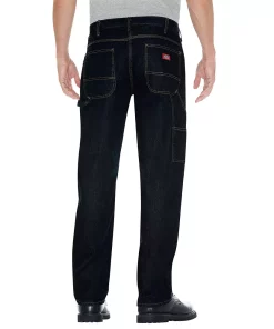 Men's Dickies Relaxed Fit Denim Carpenter Jeans -Men's Work Clothing Elegant store 663273 ALT4
