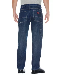 Men's Dickies Relaxed Fit Denim Carpenter Jeans -Men's Work Clothing Elegant store 663273 ALT5