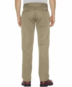 Men's Dickies Slim Straight Fit Twill Work Pants -Men's Work Clothing Elegant store 692390 ALT
