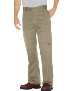 Men's Dickies Loose Fit Double-Knee Twill Work Pants -Men's Work Clothing Elegant store 692391 Khaki